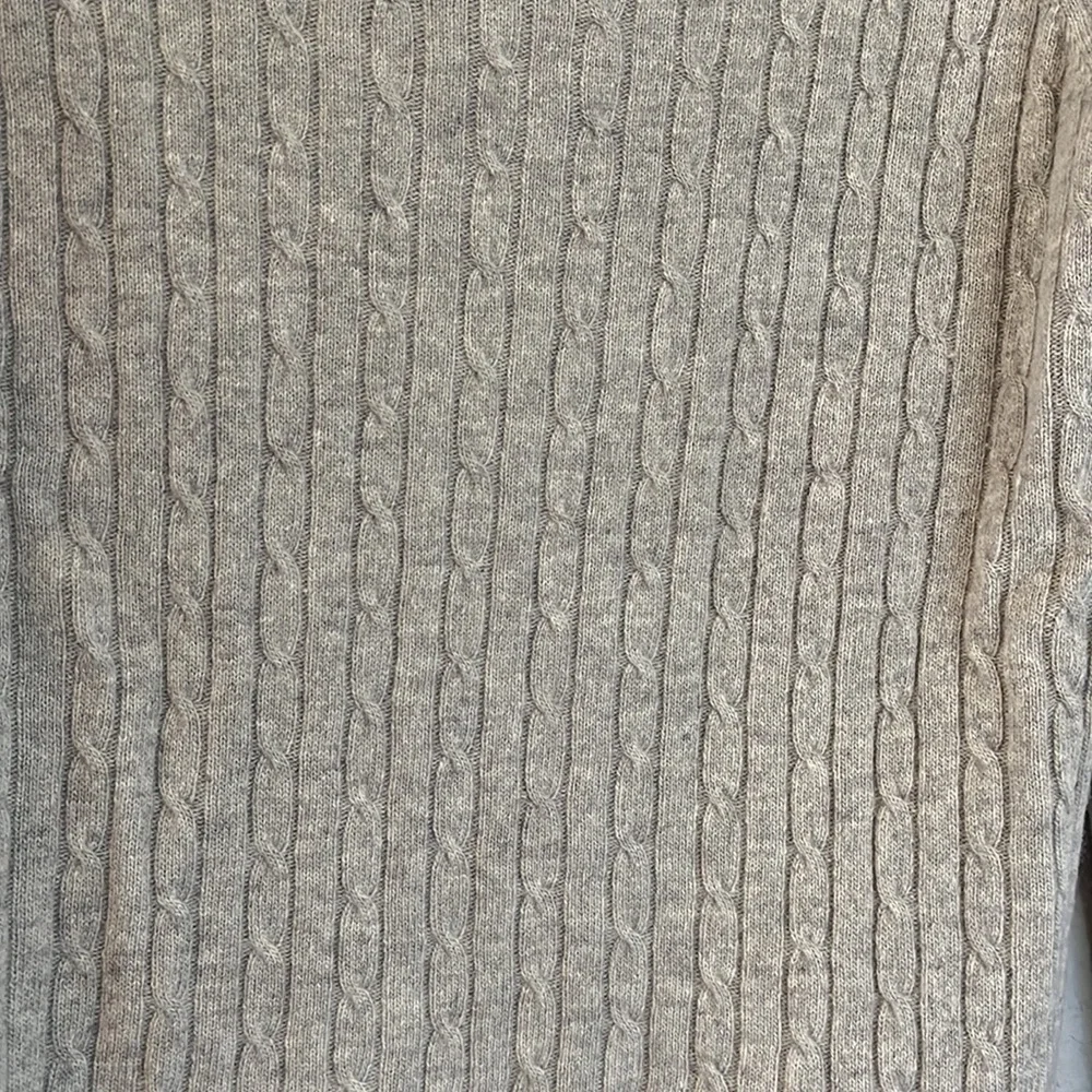 J.Crew. S. Gray cable sweater. Great condition.